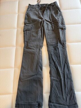 American Eagle Outfitters Dark Heather Gray Cargo Pants